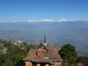 View of the Himalayas