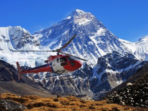 Helicopter tour of Everest Base Camp